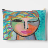 ティジーオリジナル抽象芸術アート アクセサリーポーチ (裏面)