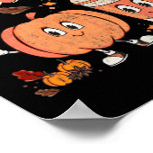 ティスザおもしろいシーズンパンプキンスパイスおもしろい秋ビーブスオウ ポスター (角)