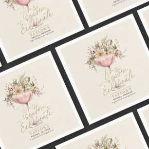 ティスザシーズンウィンターブライダルシャワー スタンダードカクテルナプキン