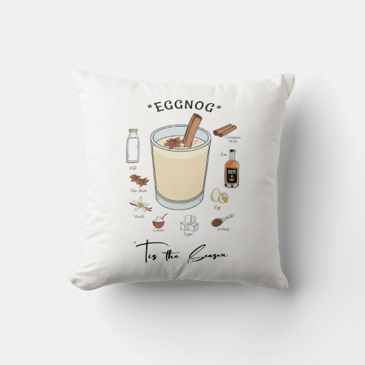 ティスザシーズンエグノグホリデイ クッション (正面)