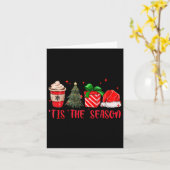 ティスザシーズンクリスマスバケーションメリークリスマスファミリー カード (黄色い花)