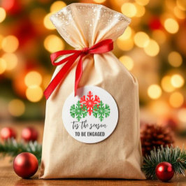 ティスザシーズンクリスマス婚約パーティ ラウンドシール