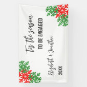 ティスザシーズンクリスマス婚約パーティ 横断幕 (縦)