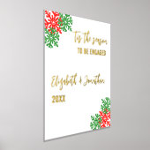 ティスザシーズンクリスマス婚約パーティ 箔ポスター (レイダウン)