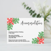 ティスザシーズンクリスマス結婚ズアコモデーション エンクロージャーカード (スタンド正面)