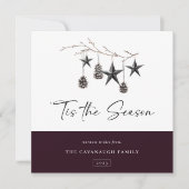 ティスザシーズンコージー自然ホリデーカード シーズンカード (正面)