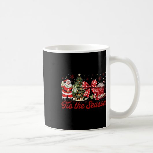ティスザシーズンコーヒーラテ格言スレイクリスマ コーヒーマグカップ (右)