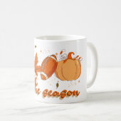 ティスザシーズンサッカーパンプキン秋 コーヒーマグカップ (正面右)