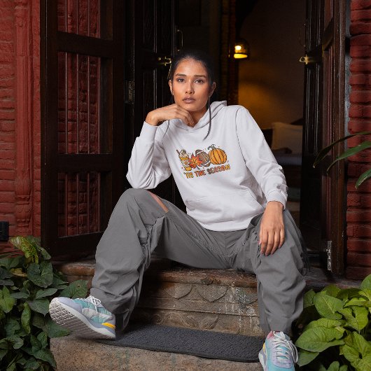 ティスザシーズンサッカーパンプキン秋 パーカ