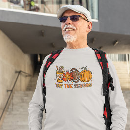 ティスザシーズンサッカーパンプキン秋 Tシャツ