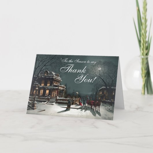 ティスザシーズンサンキュービジネスホリデーカード サンキューカード (正面)