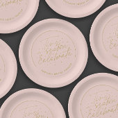 ティスザシーズンタウペウィンターブライダルシャワー ペーパープレート