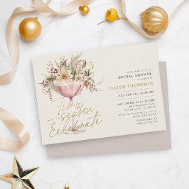 ティスザシーズンタウペウィンターブライダルシャワー 招待状