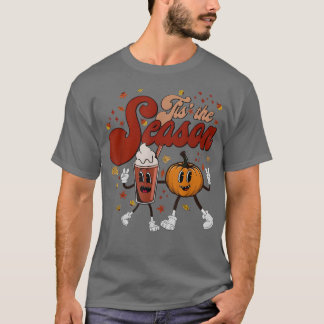 ティスザシーズンパンプキンスパイスおもしろい秋ヴィベスオトゥ Tシャツ