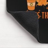 ティスザシーズンパンプキンスパイスラテハロウィーン秋 マウスパッド (コーナー)