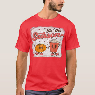 ティスザシーズンパンプキンスパイス秋秋ハロウィー Tシャツ