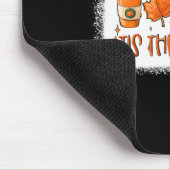 ティスザシーズンパンプキンリーフラテ秋サッカーフットボールBl マウスパッド (コーナー)