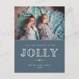 『ティスザシーズンブルーフォトクリスマスはがき』 シーズンポストカード