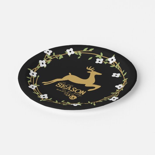 ティスザシーズンホリデイ紙プレート ペーパープレート (アングル)