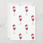 ティスザシーズンホリデーカクテルパーティーレッドワイン 招待状 (裏面)