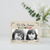 ティスザシーズンホリデーフォトカードはがき シーズンポストカード (スタンド正面)