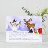 ティスザシーズンホリデー招待状-パーティーおもしろい 招待状 (スタンド正面)