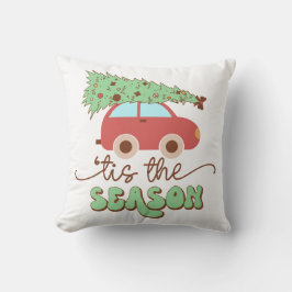 ティスザシーズンレトログルービークリスマスホリデー クッション
