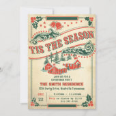 ティスザシーズンレトロヴィンテージ素朴招待状 招待状 (正面)