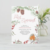 ティスザシーズンロビンウィンターベリーブライダルシャワー 招待状 (スタンド正面)