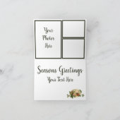 ティスザシーズン出生ホリデーハーフフォールドカード カード (内部)