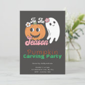 ティスザシーズン幽霊パンプキンカービングパーティー 招待状 (スタンド正面)
