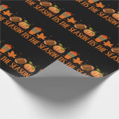 ティスザシーズン秋秋ハロウィーン ラッピングペーパー (角)