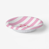 ティスザシーソンビーチカスタムクリスマスピンクストライプ ペーパーボウル (傾斜あり)