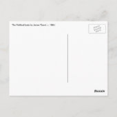 ティスソットの政治的女性 ポストカード (裏面)