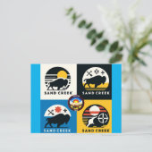 ティスティスタスサークルサンドクリーク ポストカード (スタンド正面)