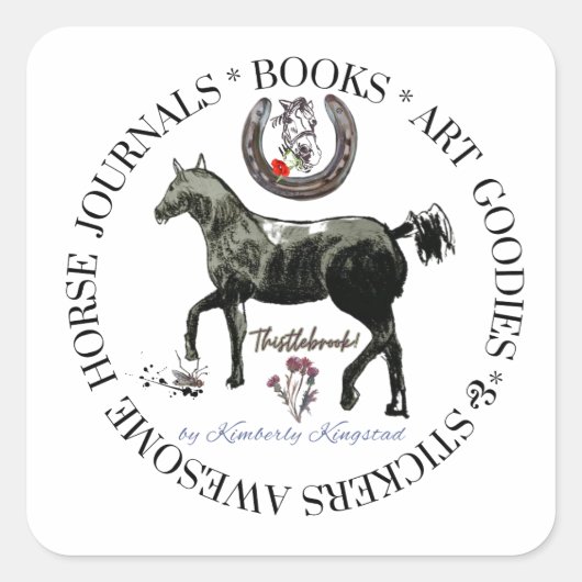 ティステーブルックブランドの封筒シール スクエアシール (正面)