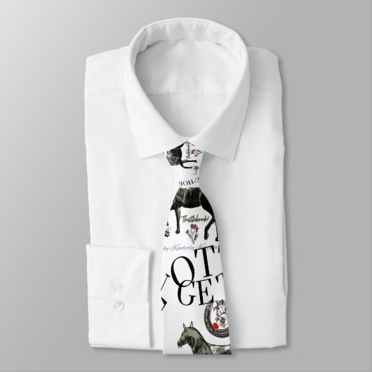 ティスブルックすごいブランドのタイおもしろいのアザミとハウ ネクタイ (タイ)