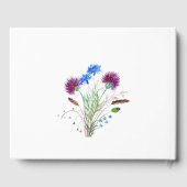 ティスルスコティッシュウォーター結婚カラーフローラ ゲストブック (裏面)