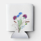 ティスルパープルフローラスコットランドウォーターカラーウェディング 缶クーラー (裏面)