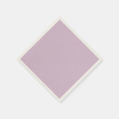 ティスルパープル無地のパステルカラートーン スタンダードカクテルナプキン (角)