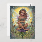 ティスルランディング葉書フェアリーファンタジー花 ポストカード (正面/裏面)