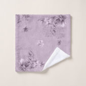 ティスル色のマグノリア&エフェメラ要素 バスタオルセット (ウォッシュタオル)