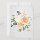 ティスル&バラ | リハーサルの後ずっと幸せに 招待状 (裏面)