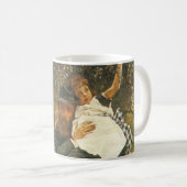 ティソによる未亡人、ヴィクトリア時代の肖像画アート コーヒーマグカップ (正面右)