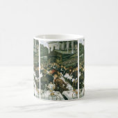 『ティソットの芸術家の女性たち』、ジェームズ・ティソット、ヴィンテージ・アート コーヒーマグカップ (中央)