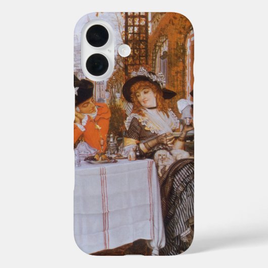 ティソットの「昼食（Le Dejeuner）」 Case-Mate iPhoneケース (裏面)