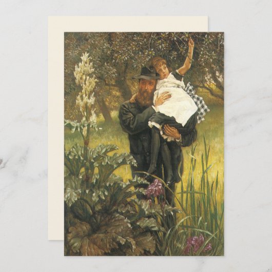 ティソーによる『未亡人』、ヴィクトリア時代の肖像画アート (正面/裏面)