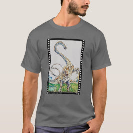 ティタノサウルス フィルムストライプTシャツ Tシャツ