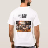 ティタン流体デザイナーティー Tシャツ (裏面)