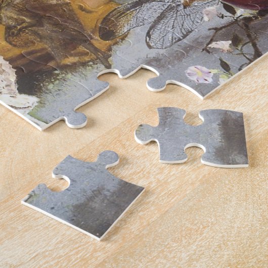 ティターニアとボトム、真夏の夜の夢 ジグソーパズル (側面)